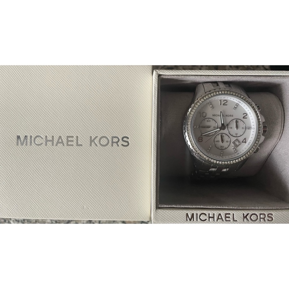 Michael Kors Silver-Tone Men's Watch